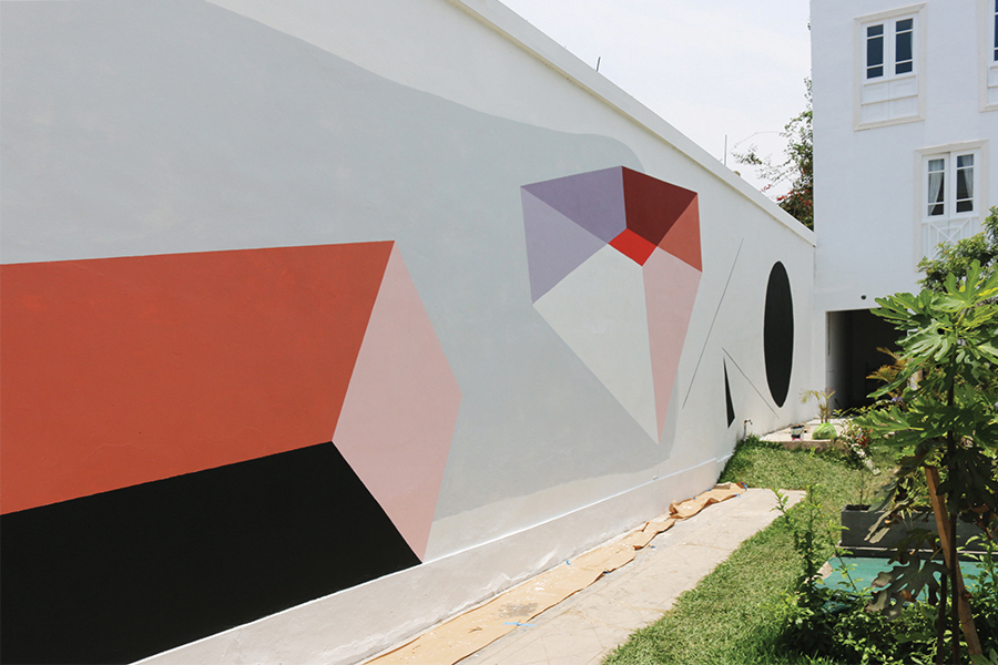 Equilibrio y Gravedad II. Mural